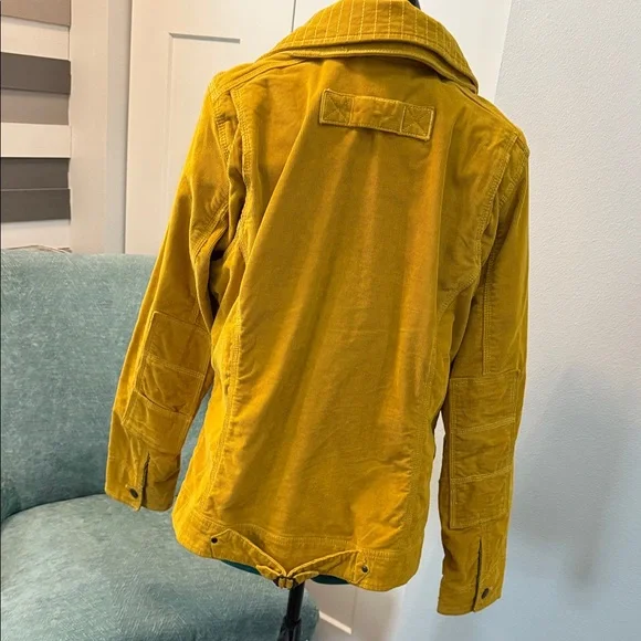 Women’s Mustard Yellow Corduroy Jacket - Picture 2 of 4